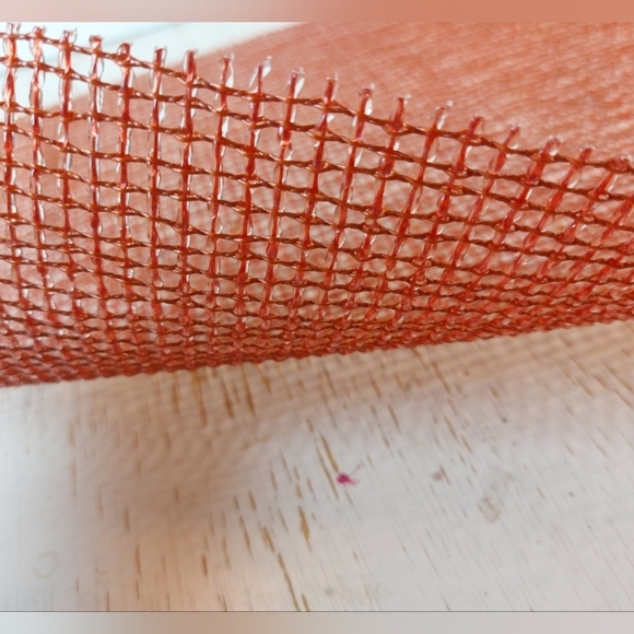 Red Lattice Placemats (6)Dining Event Party Holiday Christmas Elegant Home Decor - Picture 1 of 7